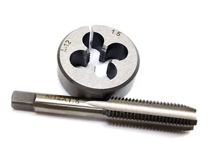 M12x1.5 Metric Tap + Die Alloy Steel RIGHT Hand Threading tool 12mm -1.5 - Bild 1 von 1