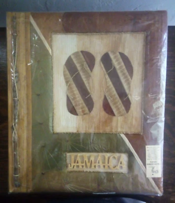 NUEVO álbum de fotos de hojas grandes hechas a mano, sandalias, chanclas, Jamaica Foto 1 de 2