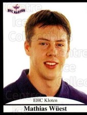 1999-00 Swiss Panini Stickers #113 Mathias Wuest