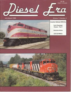 DIESEL ERA 7-8/2000 - CSX SD70MAC, CN GP40-2L, EARLY PASSENGER DIESELS, Pt. 2 - Picture 1 of 3