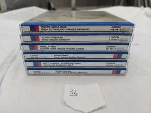 London Opera Gala lot of 6 cd's classical Puccini Freni Bizet Carmen Sutherland - Imagen 1 de 10