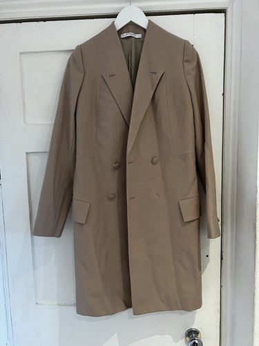 Cappotto sartoriale donna Givenchy rosa scuro misto lana nudo taglia 36