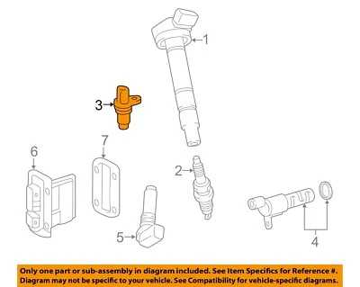 Sistema de encendido eléctrico TOYOTA OEM 04-23 4Runner - Sensor de árbol de levas 90919T5005 Foto 1 de 2