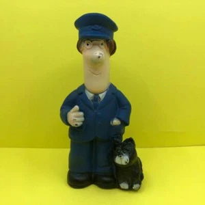 Vintage Postman Pat Large Toothbrush Holder Bath Squeaky Toy Figure 1980s 1983 - Picture 1 of 5