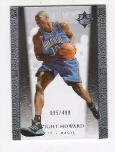 2006-07 UD ULTIMATE COLLECTION DWIGHT HOWARD ORLANDO MAGIC #97 95/499 - Imagen 1 de 2