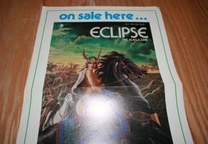 ECLIPSE Magazine #1 Promo Poster 1981 Jim Starlin Marshall Rogers Fantasy Art - Picture 1 of 2