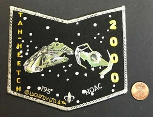 STAR WARS OA TAH HEETCH LODGE 195 SEQUOIA BSA NOAC 2000 PATCH MILLENNIUM FALCON - Bild 1 von 3