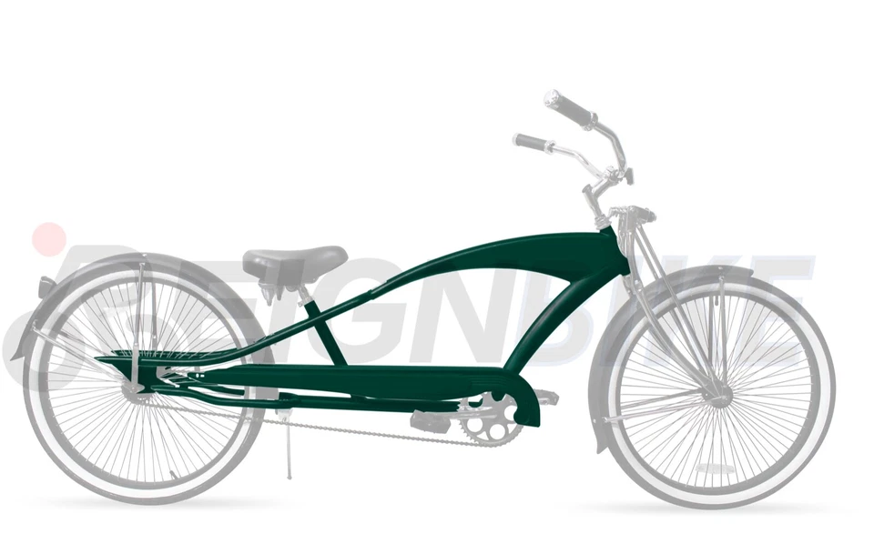 Cuadro de bicicleta de 26" hágalo usted mismo elástico playa crucero bicicleta MBI Puma marco de bicicleta elástica Foto 1 de 2