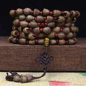 108 Fashion green Little golden bell bodisu Buddha beads bracelet Diy Chain Chic
