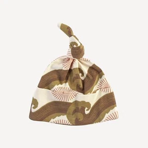 Cappello Kate Quinn Neutral Ocean cotone biologico nodo 6-12 m nuovo con etichette - Foto 1 di 2