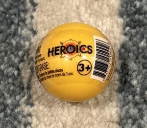 1" Marvel Heroics Yellow Surprise Ball Treehouse Kids 2011 DC Comics - Picture 1 of 4