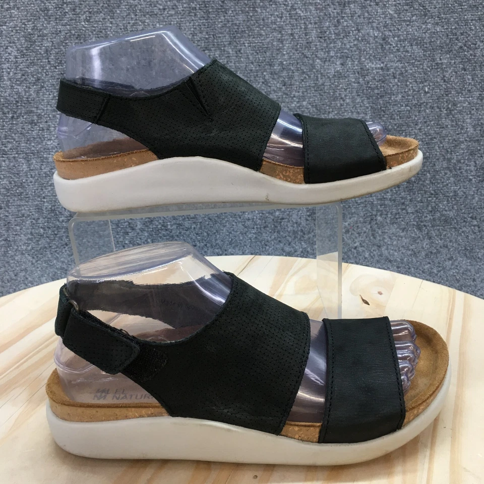 Sandalias El Naturalista Mujer 36 Koi Tirantes Gancho y Lazo N5093 Cuero Negro Foto 1 de 4