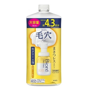 Kao Biore The Face Foaming Cleanser Smooth Clear Refill 700ml Japan - Bild 1 von 2