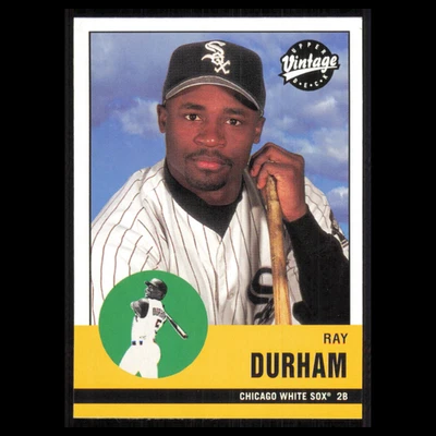 Tarjeta de béisbol Ray Durham #144 2001 Upper Deck de colección Chicago White Sox MLB casi nueva Foto 1 de 3