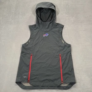 Chaleco Buffalo Bills Nike Shield para Hombres Gris Medio Sobre el Campo NFL Sudadera con Capucha sin Mangas - Imagen 1 de 23