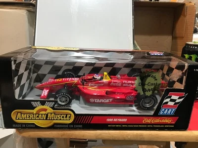 1:18 Scale Ertl F-1 Cart Racing 1999 Reynard Honda with Original Box, Red A12 - Image 1 of 4