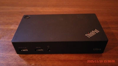 Lenovo ThinkPad USB 3.0 Ultra Dockingstation - Schwarz (40A8) - Bild 1 von 4