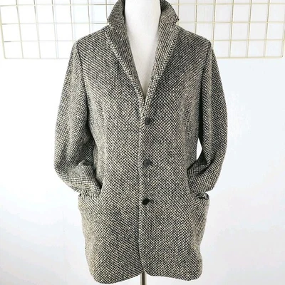 Ralph Lauren Sport женщин пальто средний шерсти Твид винтажный - Изображение 1 из 4