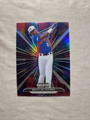 2021 Prizm Draft Electric Stars Case Hit Braylon Tavera Orioles Case Hit EDS-6 - Image 1 of 2