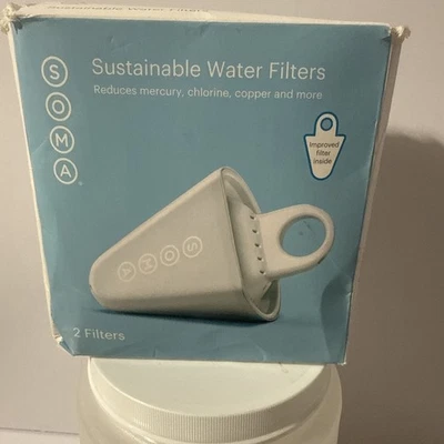 NEW open box SOMA Sustainable Water Filters Replacement 2Packs are still sealed  - Image 1 of 4
