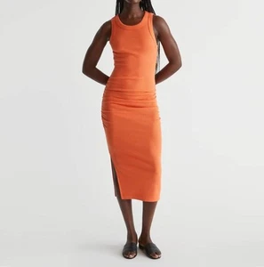 Michael Stars wren ribbed midi dress heatwave size M - Picture 1 of 4
