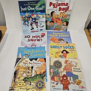 Robert Munsch - Soft Cover Book Lot - Foto 1 di 1
