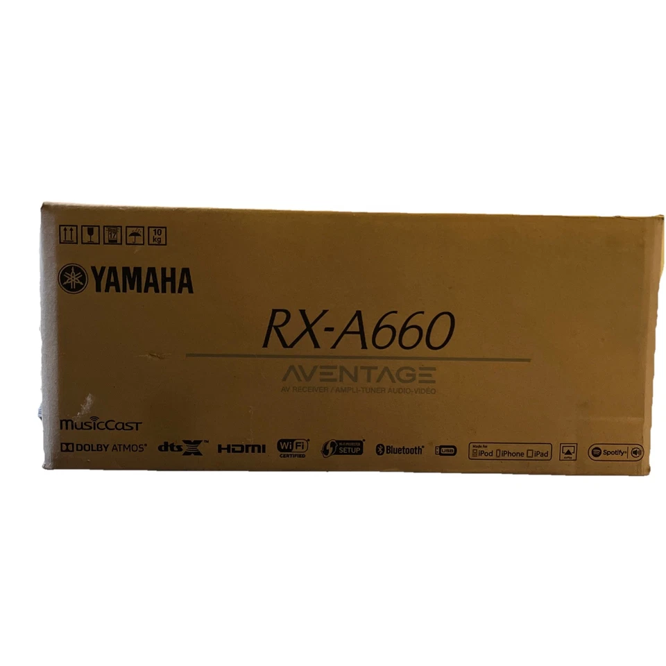 Yamaha Aventage RX-A660 7.2 Channel Natural Sound A/V Network Receiver - Image 1 of 1