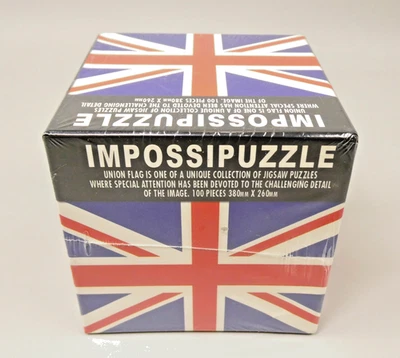 Impossipuzzle 100 Piece Jigsaw Puzzle - Union Flag - New & Sealed - Image 1 of 3