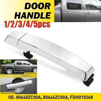 1-5 peças maçanetas externas cromadas ajuste Infiniti QX56 base 2004-10 dianteiro traseiro - Imagem 1 de 4