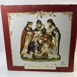 Golden Treasures Nativity Light Christmas Decoration Jesus 3 Wisemen Heavy - Picture 1 of 17