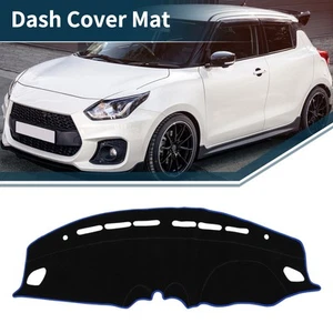 Dashboard Dash Cover Mat for Suzuki Swift Sport zc33s 2018-2019 Black Blue - Picture 1 of 7