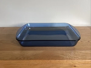 Vintage Pyrex Dish Cobalt Blue Lasagne Oven Dish 9” x 12” Excellent Condition - Picture 1 of 7