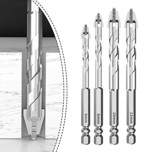 Efficient Drilling 9-Blade Drill Bit Set Marble Drill Bits Elegant Storage Box - Picture 1 of 12
