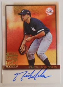 2001 Bowman Draft Picks & Prospects - Autographs Nick Johnson #BDPA-NJ (AU) - Picture 1 of 6