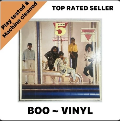 5 Star* - Silk & Steel - 80s Lp Vinyl Record PL 71100 VG+ / VG+ - Image 1 of 4