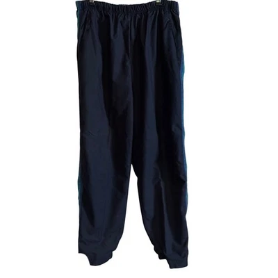 Calça de treino feminina Catalina tamanho grande 100% poliéster azul escuro leve - Imagem 1 de 4