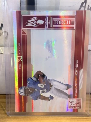 Donruss Elite Passing the Torch 2006 Barry Sanders, Kevin Jones #PT-27/1000 A7 Foto 1 de 2