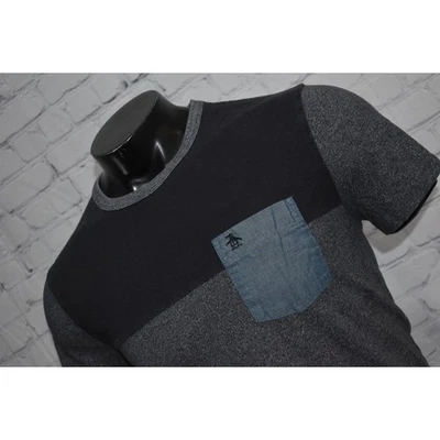 Camiseta An Original Penguin by Munsingwear Para Hombre Talla Mediana Gris Algodón Foto 1 de 4