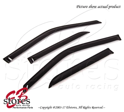 Viseras de ventana JDM de humo oscuro montadas en el exterior para Honda Passport 1998-2002 4 un. Foto 1 de 4