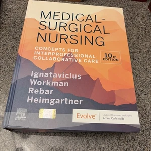 Medical-Surgical Nursing, 10th Ed.  by Ignatavicius et al (2020, Hardcover) - Imagen 1 de 6