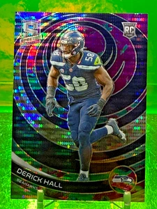 #16/99 2023 RC Derick Hall Spectra CELESTIAL #141 Panini DE/LB SEAHAWKS - Imagen 1 de 2