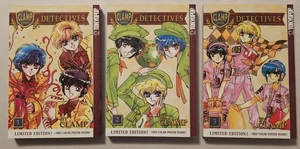 Clamp School Detectives Band 1-3 - 1. Auflage mit Postern Tokyoop Englisch *ungelesen* - Bild 1 von 19