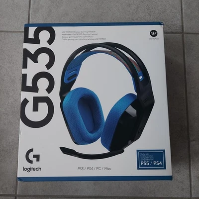 Logitech G535 Lightspeed Wireless Gaming Headset Black for Playstation 4/5 & PC - Image 1 of 4