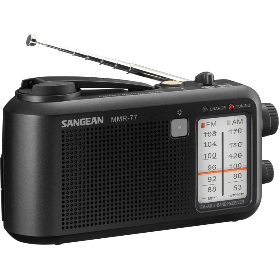 Sangean Electronics MMR-77 Outdoorradio MW UKW Handkurbel A500514 - Bild 1 von 1