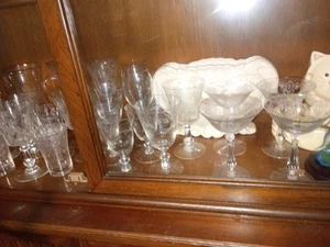 RARE 1950s Vintage Royal Dinner Cocktail Wine Liquor Glassware SET OF 25 - Picture 1 of 7