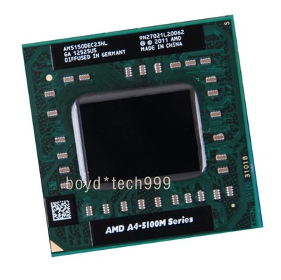 AMD A4-Series A4-5150M AM5150DEC23HL CPU  2.7GHz Dual-Core Socket FS1 Processor - Image 1 of 4