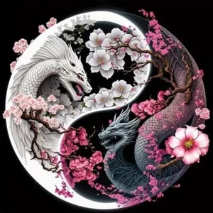 Diamond Painting Kits for Adults. Dragon Diamond Art Full Drill Round Gem Art 5d - Picture 1 of 2