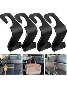 4X Soporte para Coche Organizador Asiento Respaldo Gancho Reposacabezas para Bolso de Mano Bolso Abrigo Reino Unido... - Imagen 1 de 8