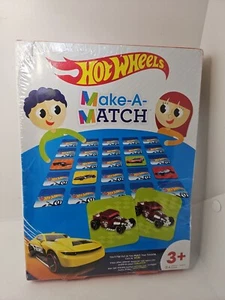 Hot Wheels Make-a-Match Board Game Matching Game Children Ages 3+ Sealed - Picture 1 of 3