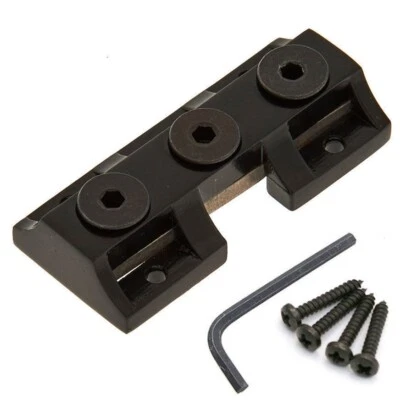 NEW Kahler® Style Locking Clamp for Guitar, Behind the Nut, with Screws - BLACK - Image 1 of 2